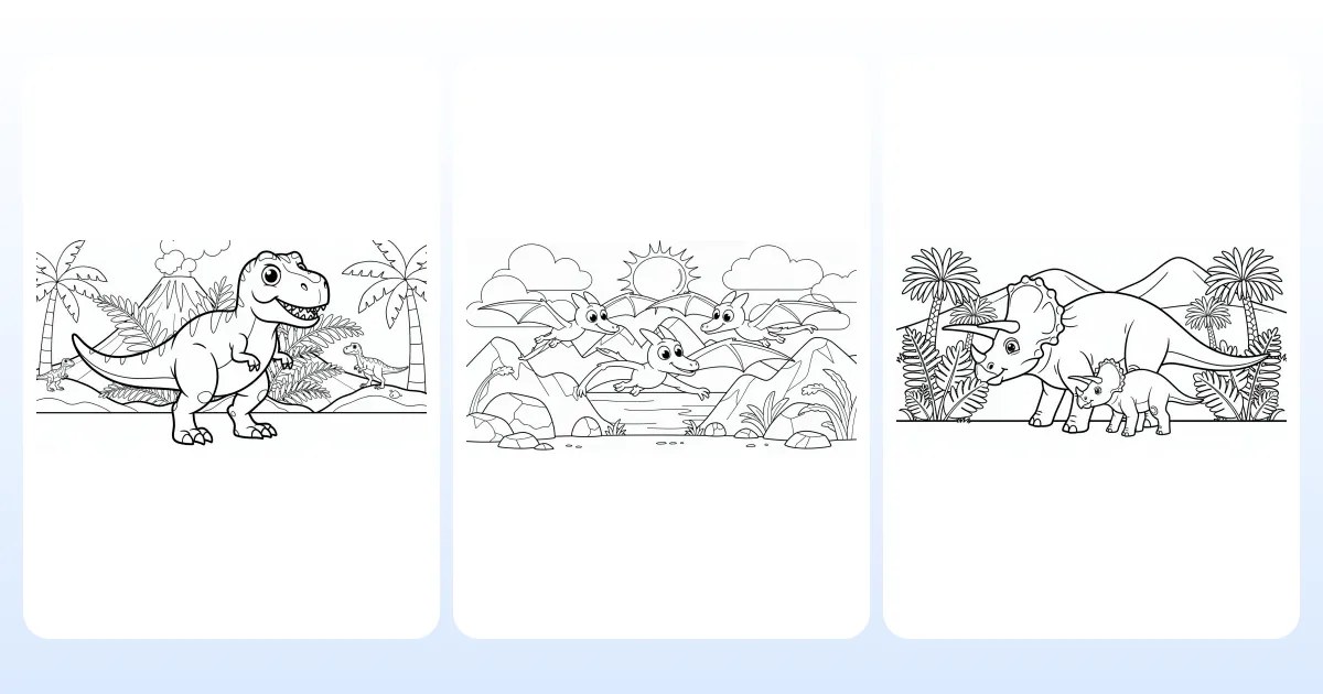 Dinosaur Coloring Pages: 19 Free Printables