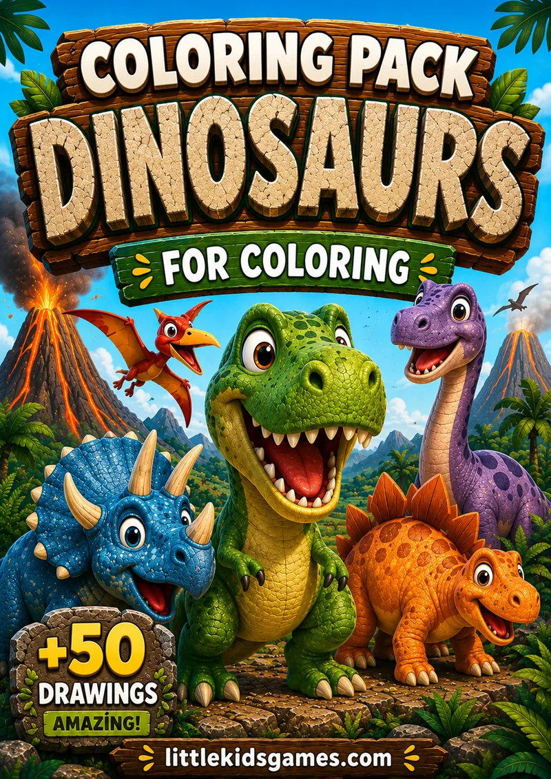 My Dinosaur Coloring Book